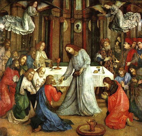 Joos van Ghent The Institution of the Eucharist Spain oil painting art